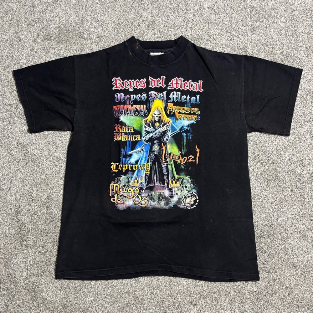 Vintage Rare Reyes Del Metal Shirt